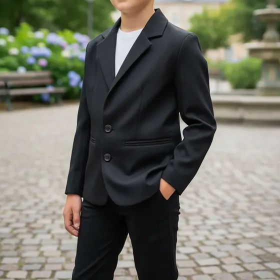 Ambo Blazer Y Pantalon De Gabardina Para Niño