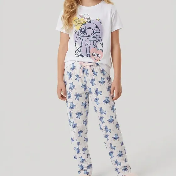 Pijama Niña Lilo & Stitch Disney Producto Original