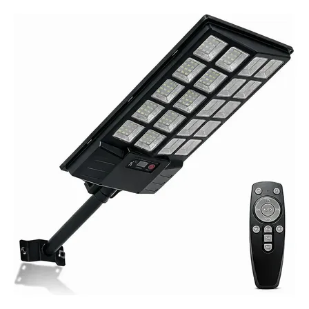 Reflector Solar Led Luz Lampara Exterior Sensor Movimiento 200w Blanco Frío