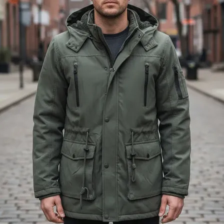 Campera Hombre Parka Piel Importada Premium ....!!!