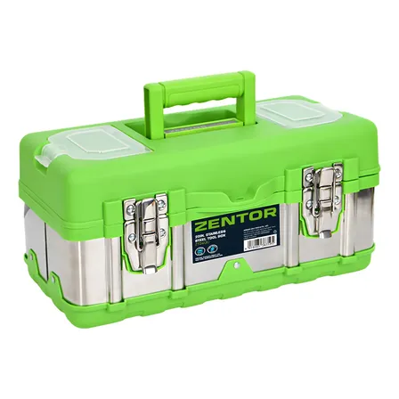 Caja Herramientas Zentor 20 Acero Inoxidable Robust Verde