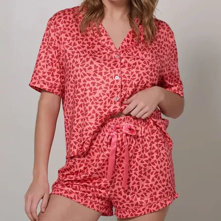 Pijama Camisero Short Confort Chic Promesse Pr10301v26