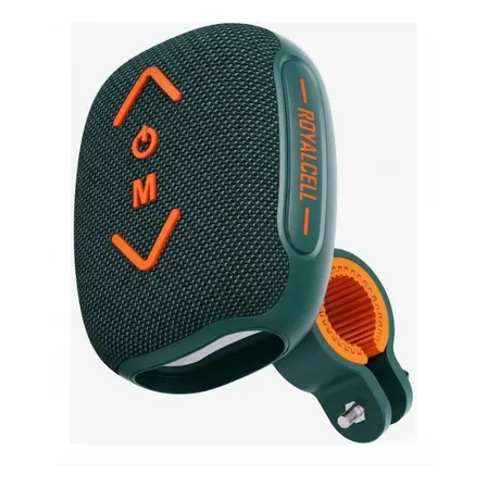 Parlante Bluetooth Radio Fm Bicicleta Aire Libre Resistente Verde