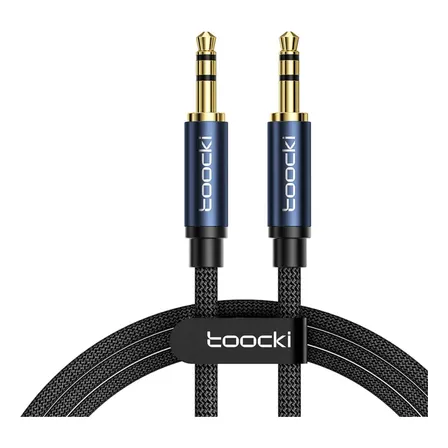 Cable Auxiliar De Audio 3.5 Mm Macho A Macho Toocki Mallado