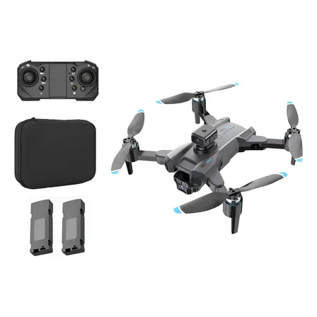 Drone Carrello C15 Doble Camara Hd 720p Giro 360 2 Baterias Gris
