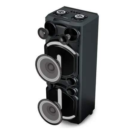 Parlante Philips Torre De Sonido TAX5708/77 Luces 400w Fiesta