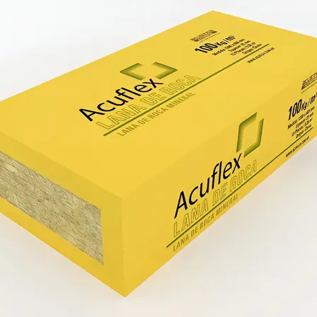 Lana De Roca Mineral Acuflex Premium 1.20x60x25mm (pack 5 U) Marrón