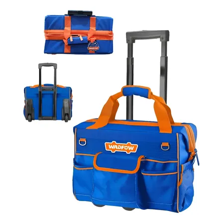 Bolso Porta Herramientas Wadfow 19  Con Ruedas Wtgr102 Azul