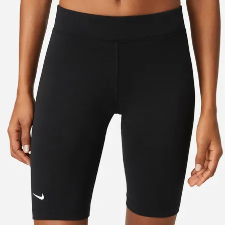 Calzas Cortas Para Mujer Nike Sportswear Essential Negro