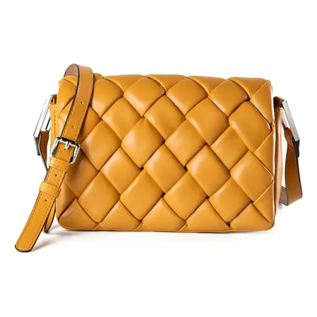 Carteras Xl Extra Large Malva Bandolera Habano Acabado de los herrajes Níquel Correa de hombro A tono Diseño de la tela Liso