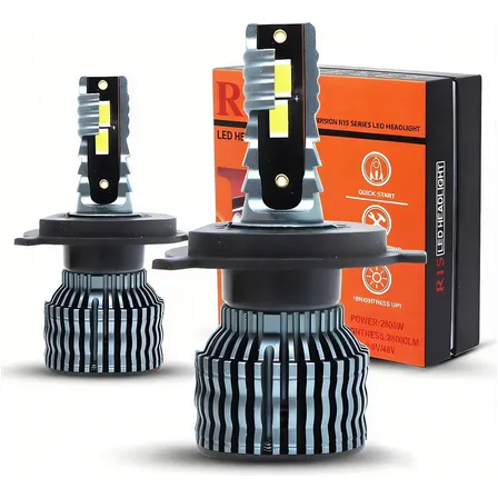 Kit Turbo R15 Cree Led H1 H3 H4 H7 H11 9005 9006 880 28000lm