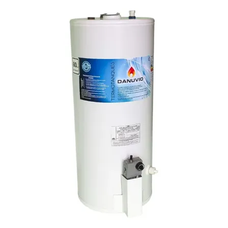 Termotanque Gas Natural 80 Lts Danuvio Classic Blanco