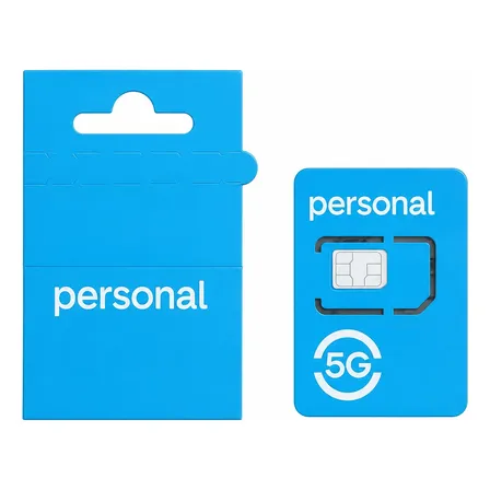 Chip Personal 5g Prepago Con Linea Precargada Para Activar 3 En 1