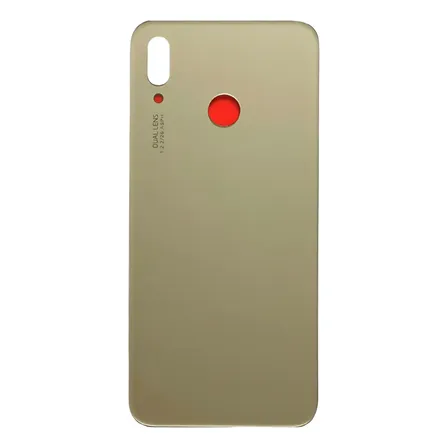 Tapa Vidrio Trasera Repuesto Compatible Huawei P20 Lite Dorado