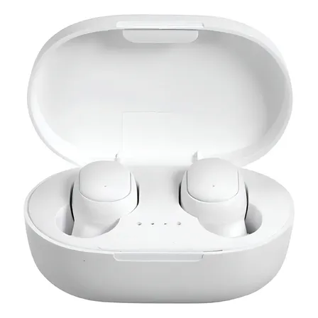 Auriculares in-ear inalámbricos GQ A6S Bluetooth blanco con luz LED