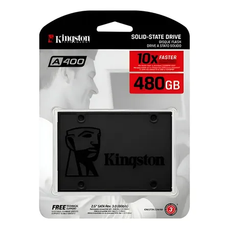 Disco Solido SSD 480GB Kingston A400 SATA III