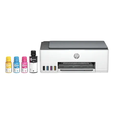 Impresora Multifunción A Color Blanco Hp Smart Tank 580 Con Blanco