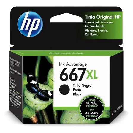 Cartucho Hp 667xl Negro 2375 2775 1275 2336 2374 2376 4175