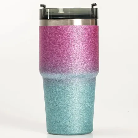 Vaso Térmico Acero Inoxidable 600ml Caliente Frio Con Brillo