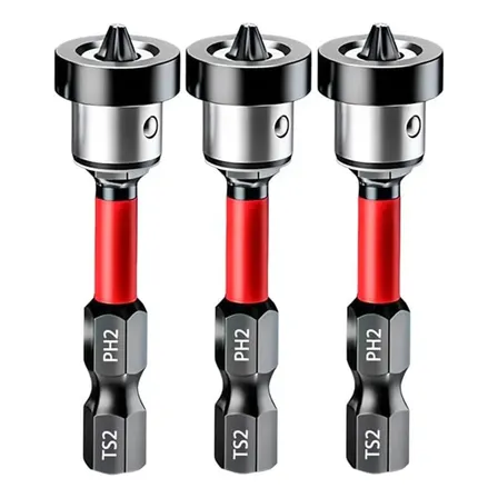 Set 3 Puntas Ph2 Magnéticas Para Destornillador