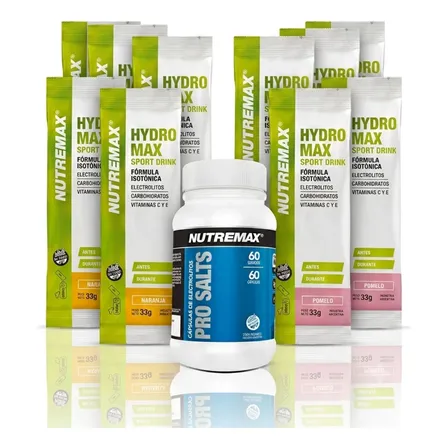 Electrolitos Hidratacion Running Hydromax Prosalts Nutremax Sin Sabor/naranja/pomelo