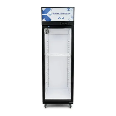 Heladera Exhibidora Vertical 400 L Refrigeradora Una Puerta