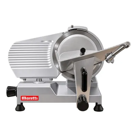 Cortadora De Fiambre Moretti Profesional Trecento S 300 Mm Plateado