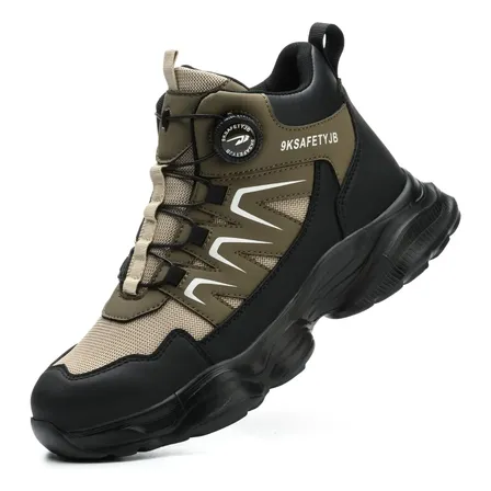 Zapatillas De Seguridad Puntera Acero Hombre Verde 38 Eu