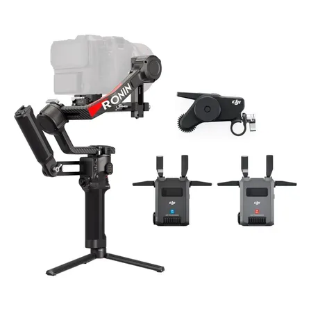 Estabilizador Camara DJI RS 4 Pro 4.5kg LiDAR Autonomia 13h Pantalla Tactil Creator Combo