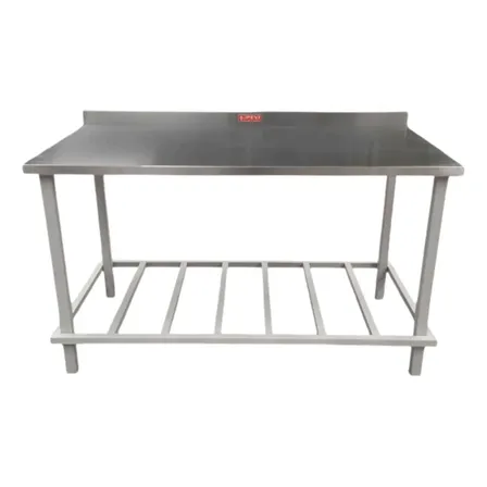 Mesada De Trabajo Pevi De Acero Inoxidable 140 Cm M14