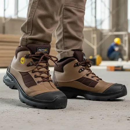 Borcegui Trekking Trabajo Industria Reforzada Grip 39 Al 47