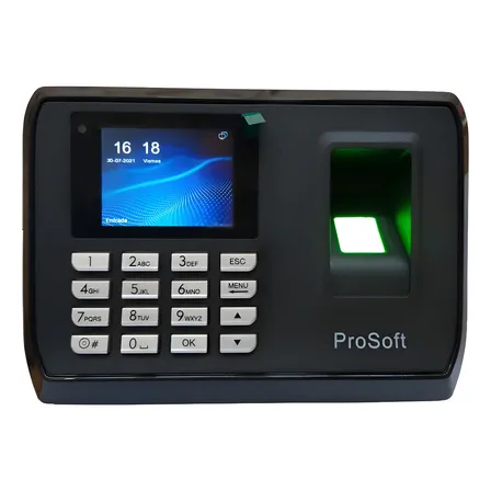 Reloj Control Horario Biometrico Huella Asistencia Wifi Negro