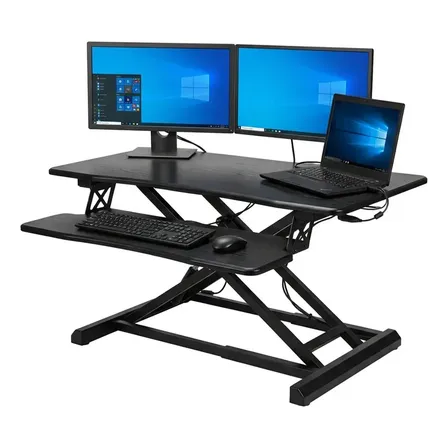 Escritorio Elevable Gadnic Regulable Laptop Pc Ajustable Negro