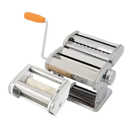 Kit Fabrica De Pastas + Raviolera De Acero Inoxidable Waggs