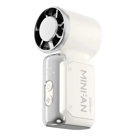 Mini Ventilador Portátil Recargable 3600mah Blanco