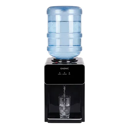 Dispenser De Agua Gadnic Frio Calor Compacto Mesada Hogar Negro