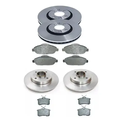 Kitx4 Discos Y Pastillas P Peugeot 308 408 Citroen C4 Lounge