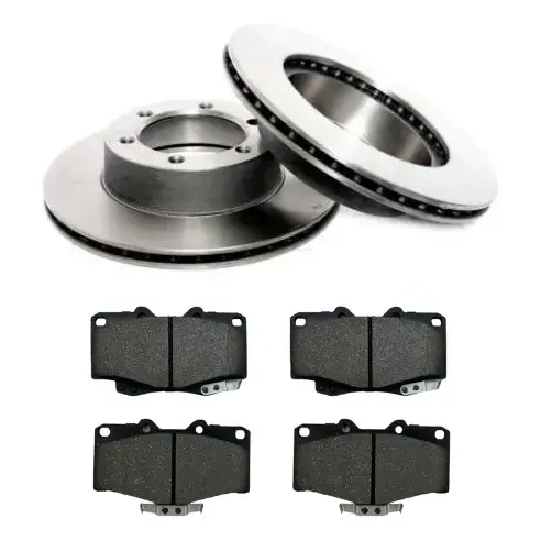 Kit Discos Y Pastillas Freno Delantero Toyota Hilux .../2004