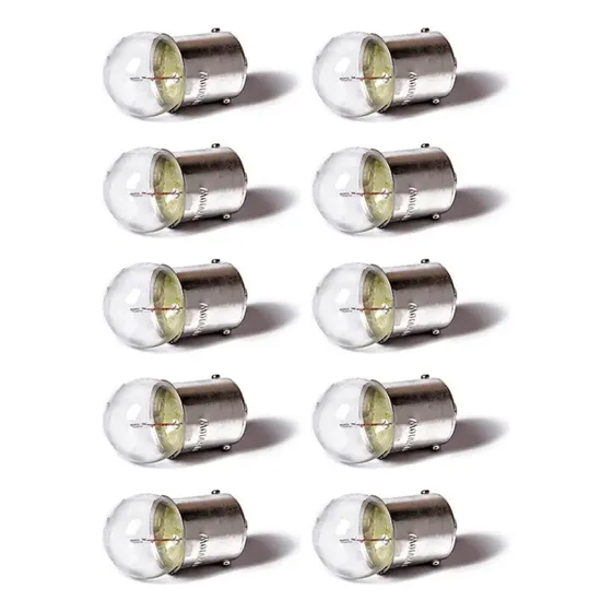 Lampara R10w 10w Halogena Blanco Autos X10 Unidades