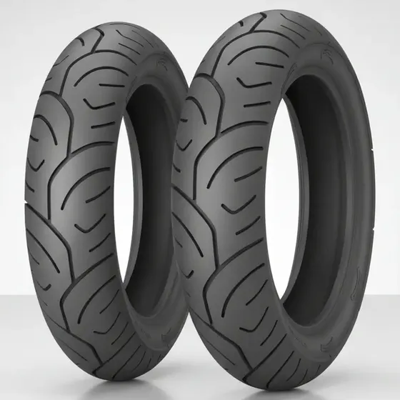 Kit Cubiertas Kiyoshi Para Moto Ey198 100/80-17 + 140/70-17