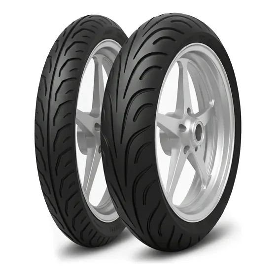 Kit Cubiertas Dm Pro 100/80-17 +140/60-17 Motomel Sirius 250