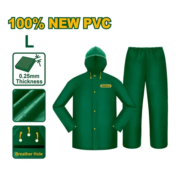 Traje Lluvia Impermeable Completo Con Capucha Termosellado