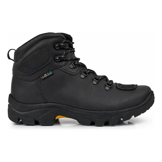 Borcego Moto Hombre Cuero Botita Zapato Reforzado Bradok