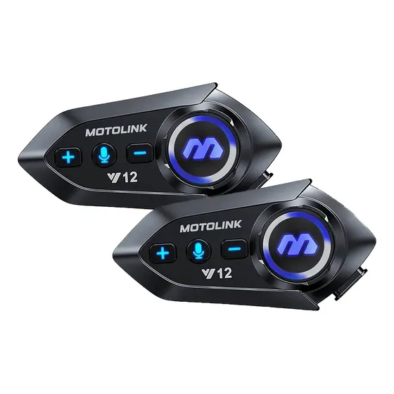 Pack X2 Auriculares Bluetooth Motolink Y12 Impermeable Radio