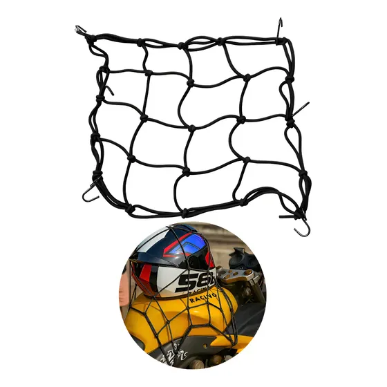 Red Pulpo Elastica Porta Casco Equipaje Malla Reforzada 40cm