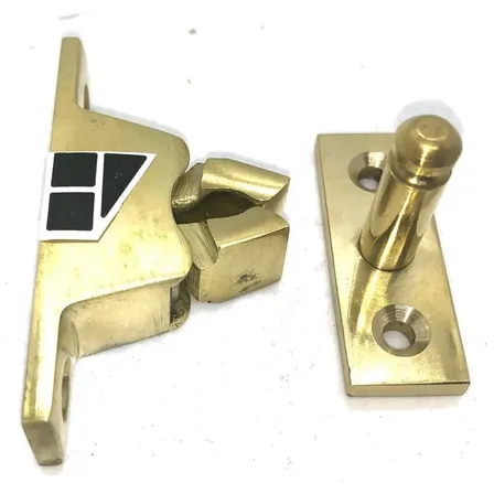 Reten De Puerta A Piso Bronce Pulido- Reten Para Puerta Dorado Bronce Pulido