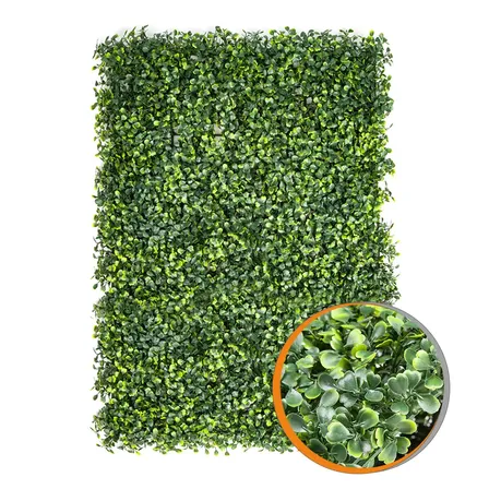 Jardin Vertical Artificial Muro Verde De 40x60cm Con Proteccion Uv Media Kit X 20 Paneles 4.8m2 Totales Marca Holzboden