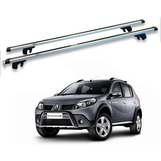 Juego Barras Porta Equipaje Aluminio Llave Sandero Stepway