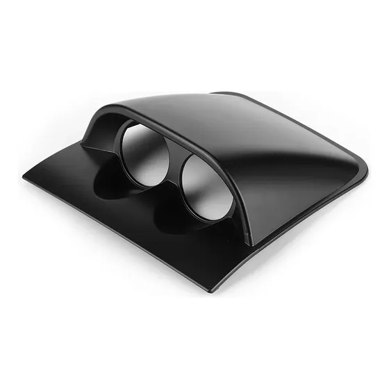 Soporte De Medidor Negro 52mm Para Montaje En Salpicadero Con Doble Orificio