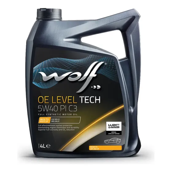 Lubricante Wolf 5w40 4lts